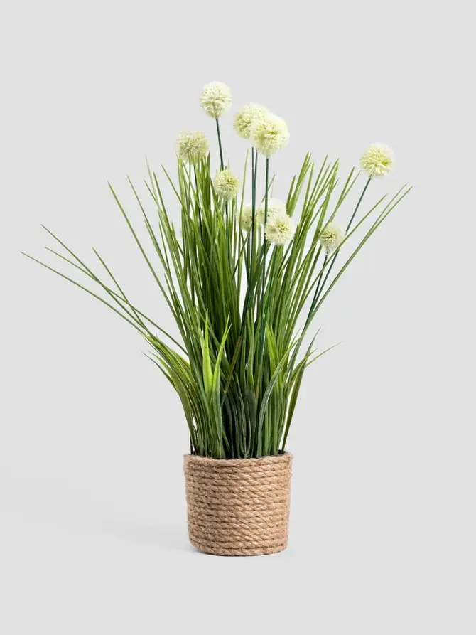 Roślina sztuczna BLOMI w jutowej donicy 50 cm