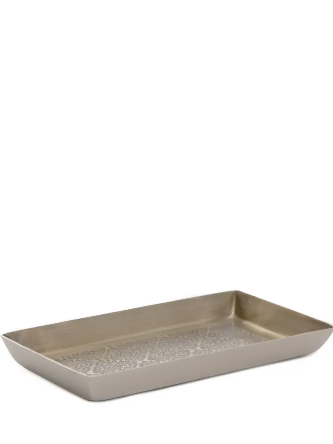 Tacka ARARIA złota z ozdobnymi wytłoczeniami 23x12x3 cm