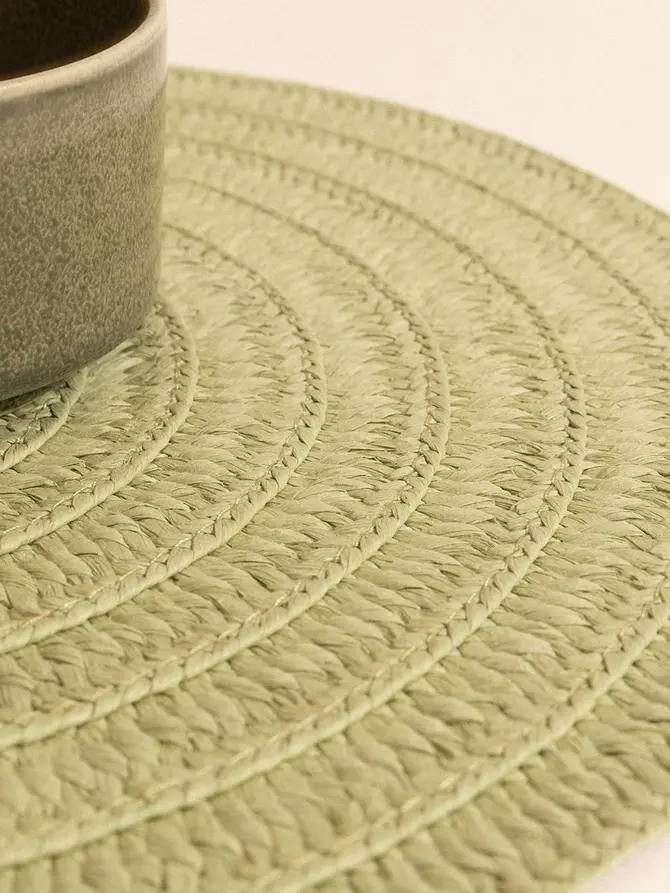 Podkładka do jadalni CORD pistacjowa 38 cm