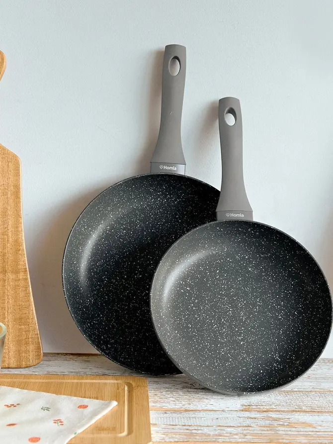 Zestaw patelni MOREN marmurek 2 szt. 24 cm, 28 cm