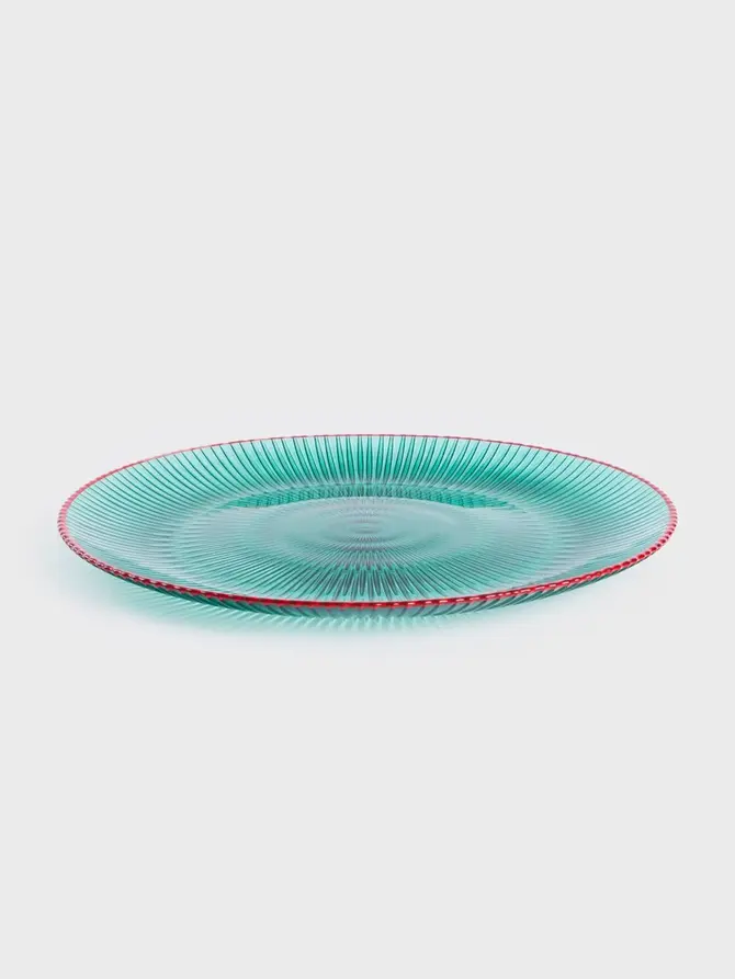 Półmisek FRUMOS z czerwonym rantem 32 cm