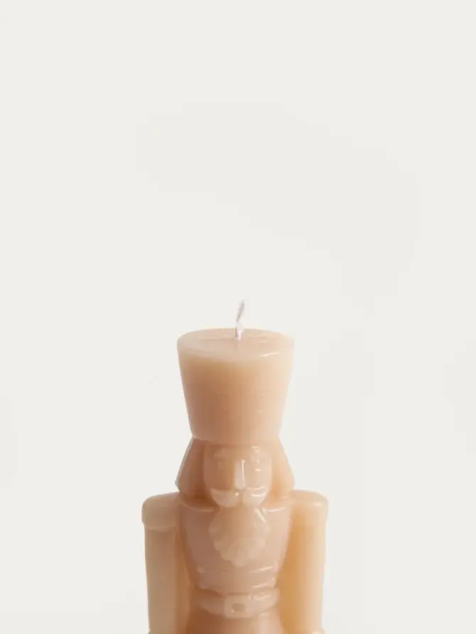Świeca dekoracyjna NUTCRACKER dziadek do orzechów czekoladowy 150 g