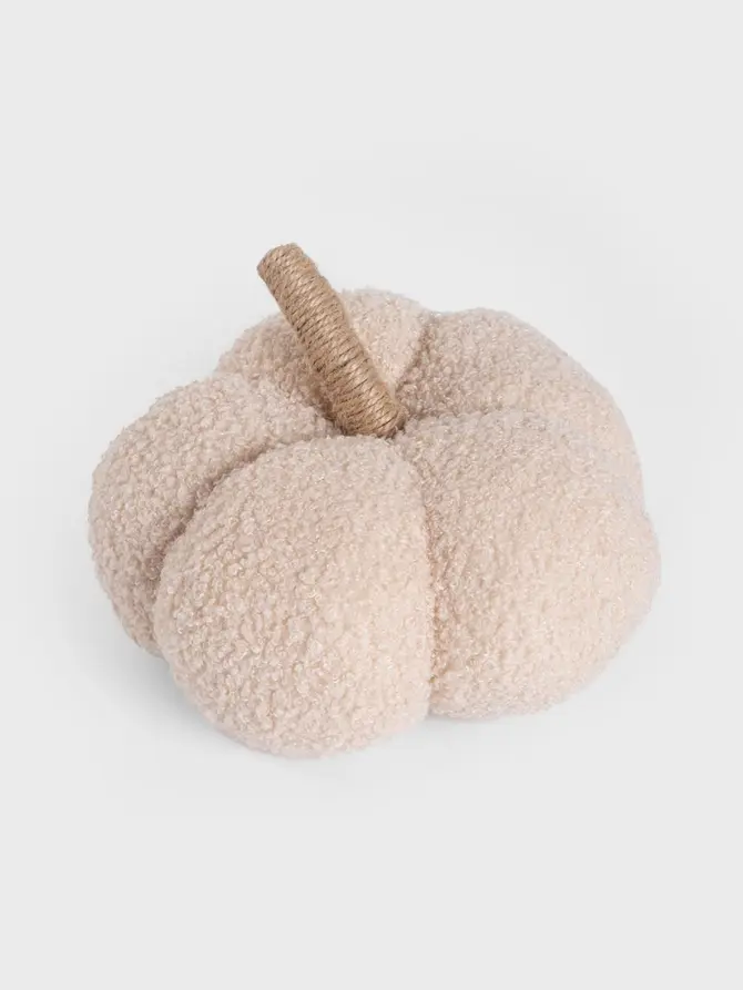 Dynia PUMPKIN pluszowa beżowa 22x12 cm