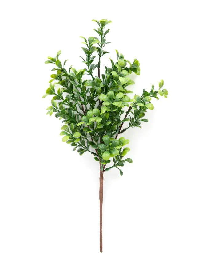 Gałązka sztuczna FARVE bukszpan 38 cm