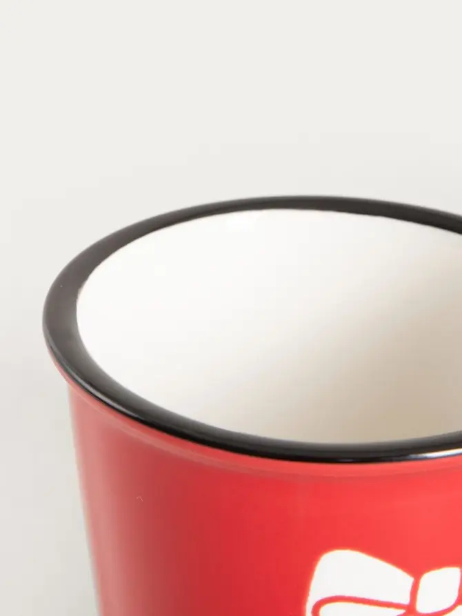 Kubek SOLENE z kokardą czerwony 0,3 l