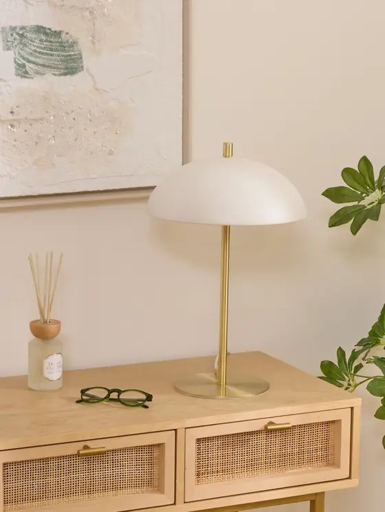 Lampa DELCIA biała 30x45 cm