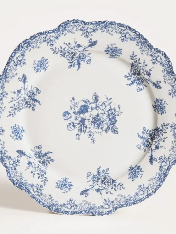Talerz LOURRY porcelanowy obiadowy granatowy 27 cm