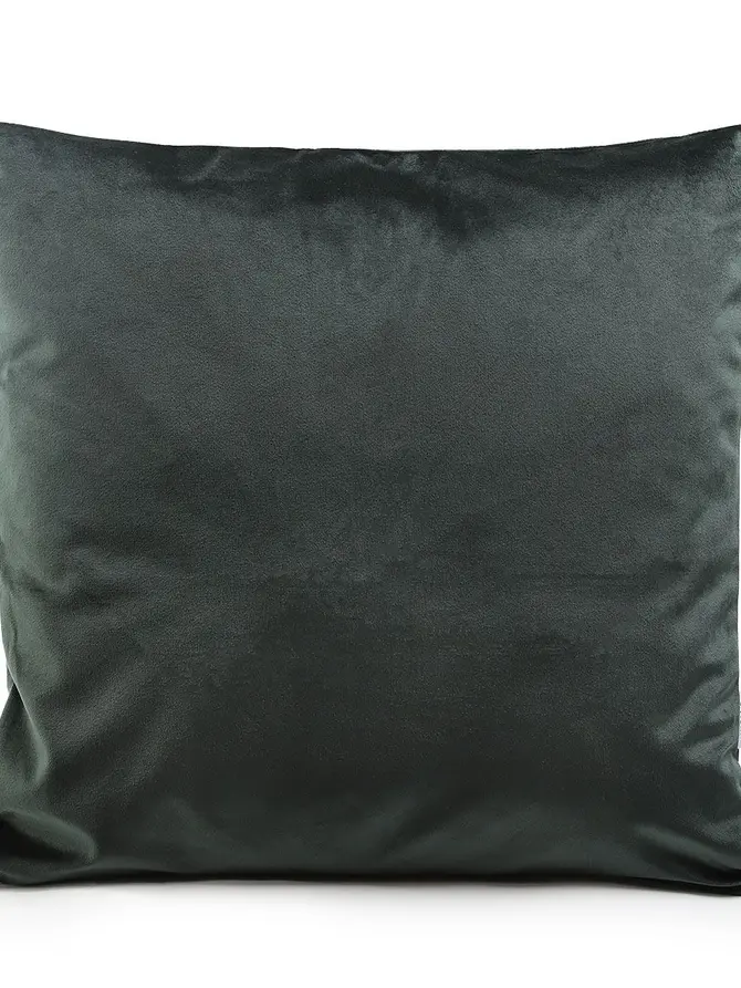 Poszewka GILZA ze złotym paskiem zielona 45x45 cm