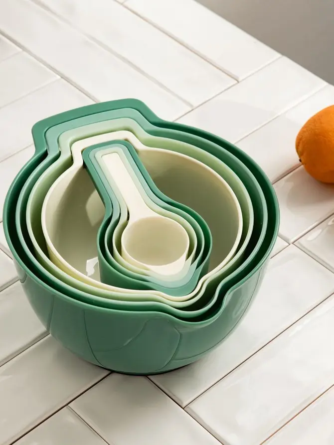 Zestaw mis EASY COOK z miarkami 8 el