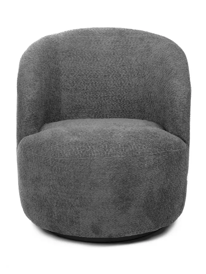 Fotel SVINGEN obrotowy szary 65.5x77x69cm