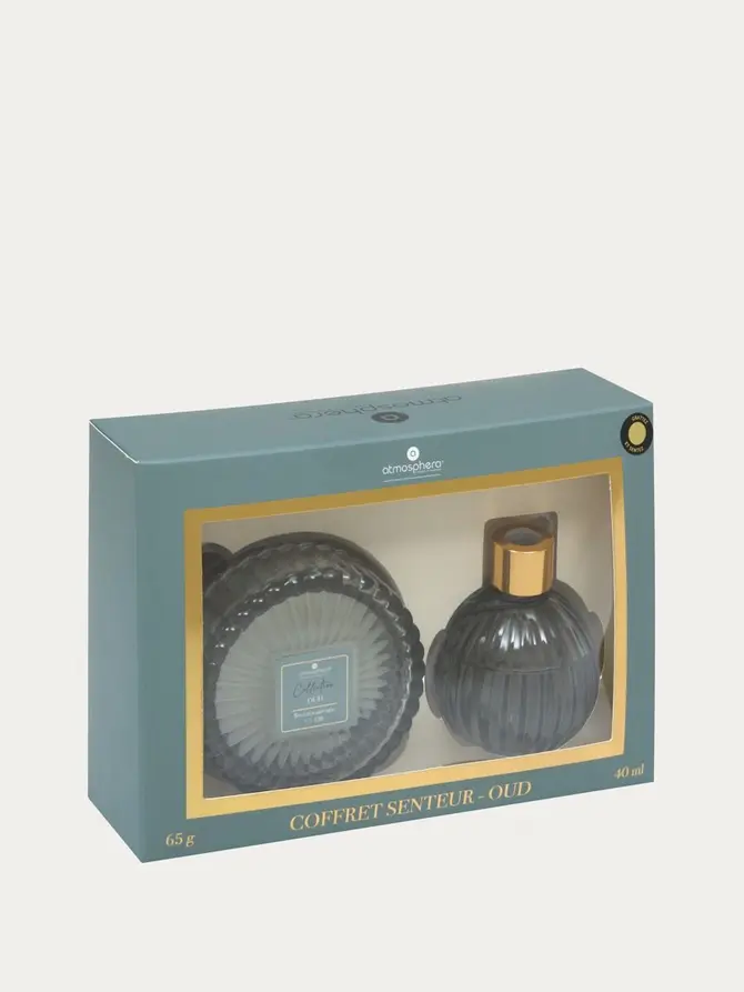 Zestaw zapachowy ALBIE Oud 40 ml + 65 g