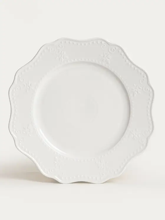 Talerz VISTAL obiadowy biały 26,5 cm