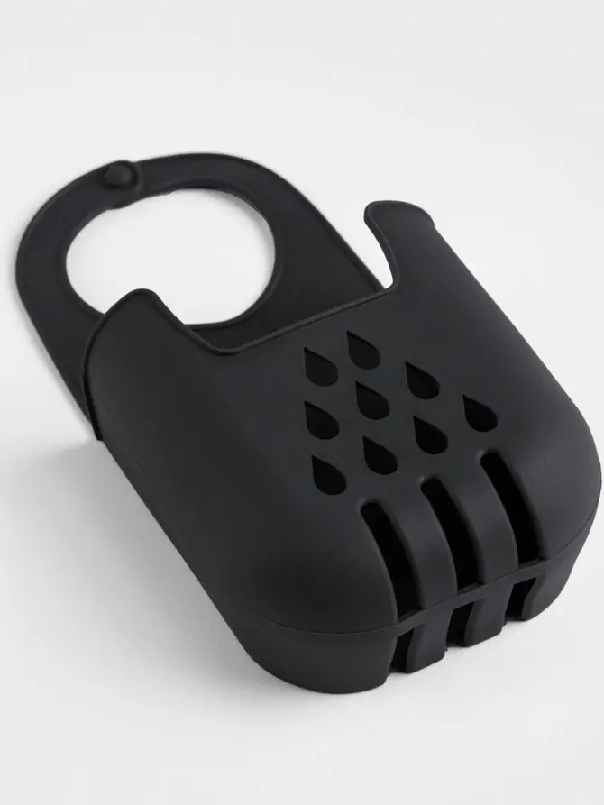 Organizer EASY CLEAN wiszący na kran czarny 17x8 cm