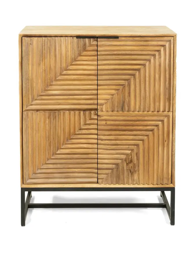 Komoda DELHI lite drewno mango 79x40x99 cm