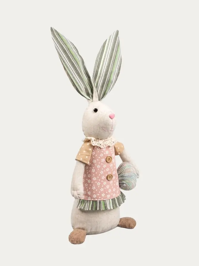 Skrzat CARROT stojący zając wielkanocny z jajkiem 55 cm