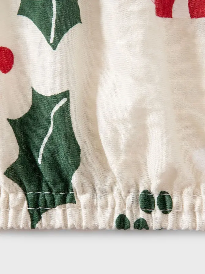 Prześcieradło GODIS jersey z wzorem 90x200 cm