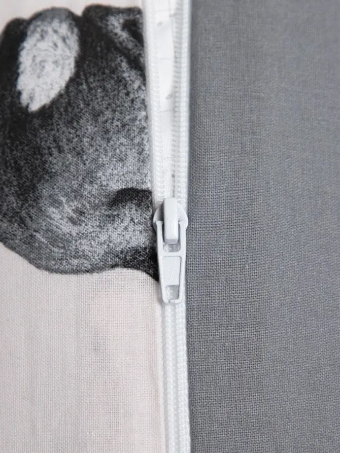 POŚCIEL B2 RABBITS ESSENTIALS bawełniana w króliki 160x200 cm + 2*70x80cm
