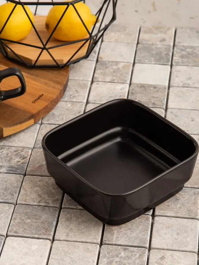 Miska TOSAL czarna 14 cm