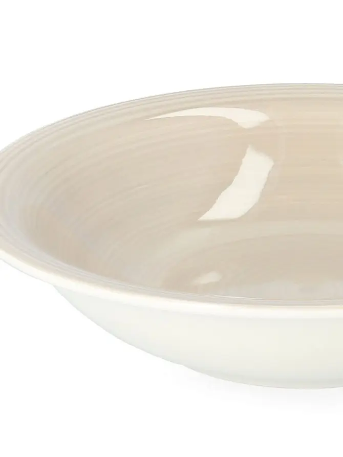 Talerz OBLAN głęboki beżowy 21 cm