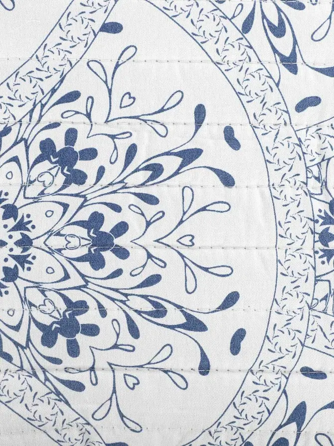 Narzuta MEKNES pikowana z nadrukiem 150x200 cm