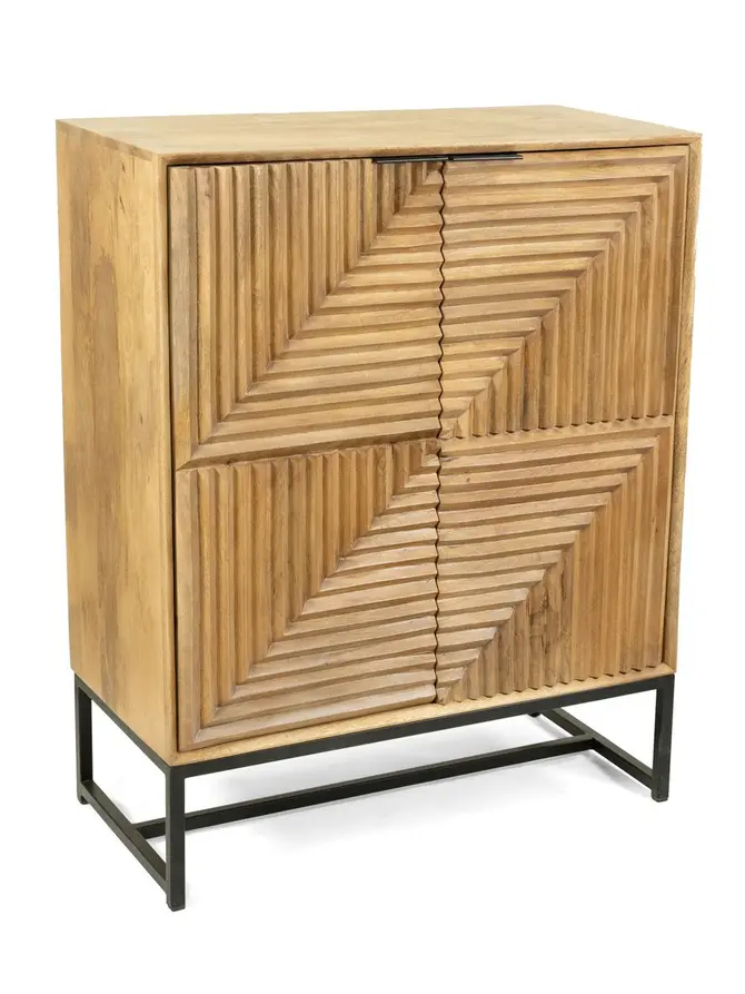 Komoda DELHI lite drewno mango 79x40x99 cm