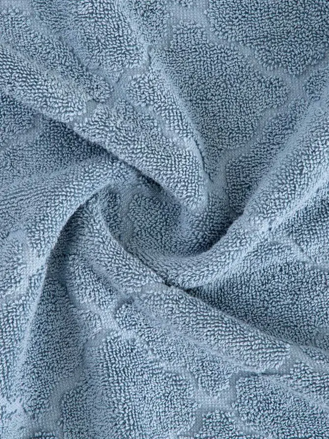 Ręcznik SAMINE Niebieski z marokańską koniczyną 70x130 cm