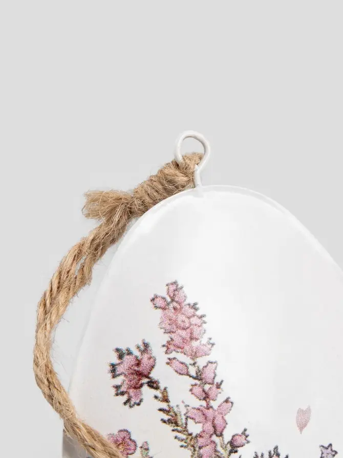 Zawieszka MEADOW FLOWERS wielkanocne metalowe jajko 2,2x8x10 cm