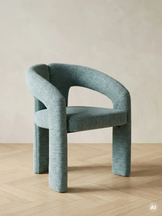 Fotel ROVELLE zielony 61x58,5x78,5 cm
