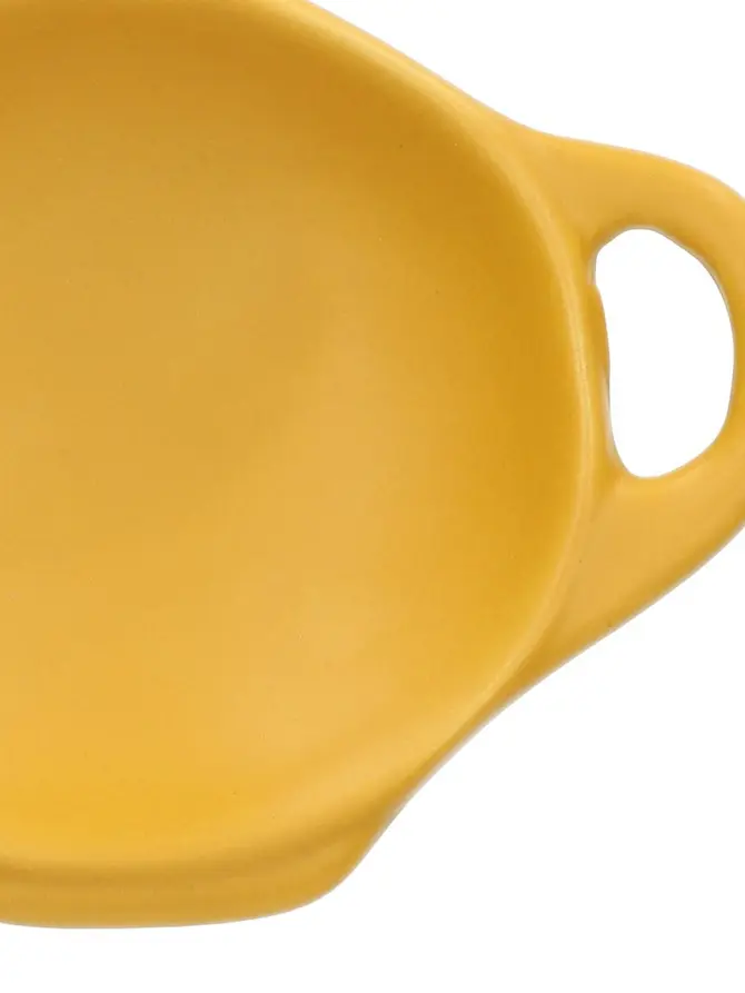 Spodek LARRA musztardowy, 2 szt. 12 cm