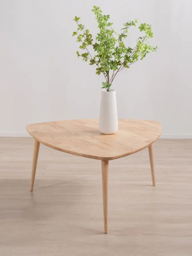 Stolik PURNAM naturalny 90x90x45,5 cm
