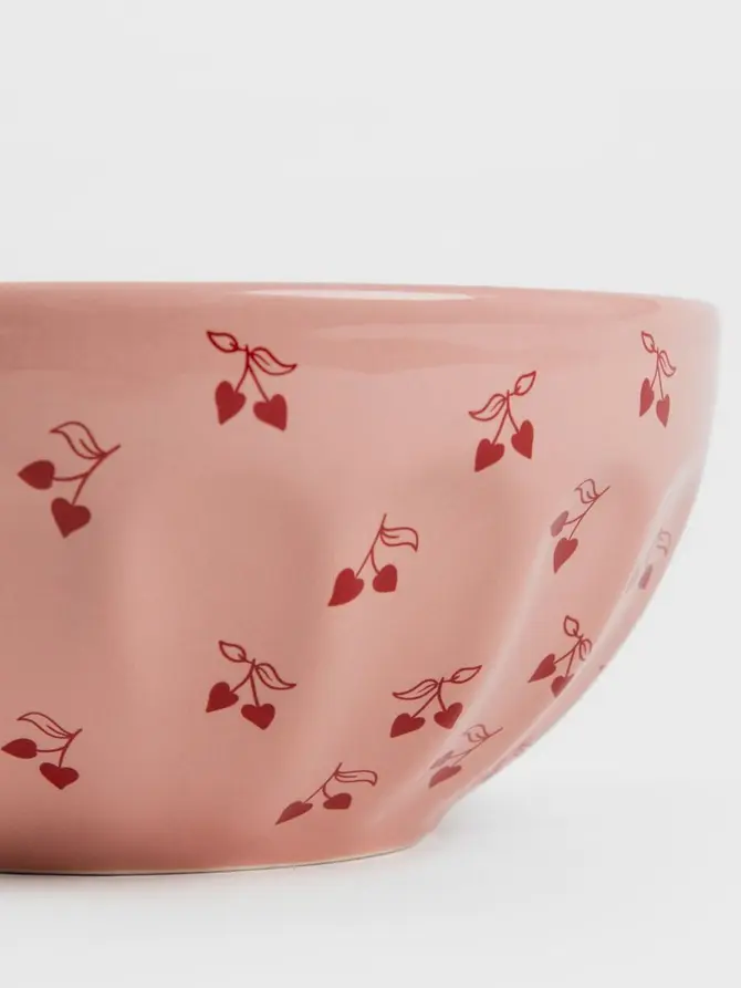 Miska CHERISH LOVE różowa 14 cm