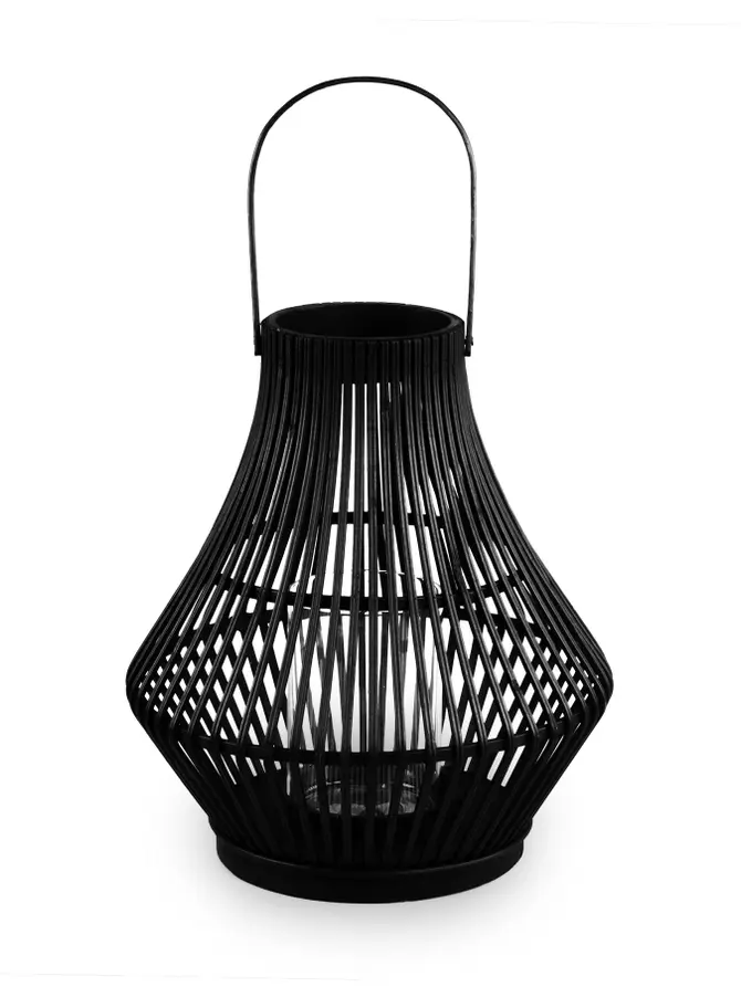 Lampion ogrodowy czarny HAGBY 31x35 cm SS19 926598