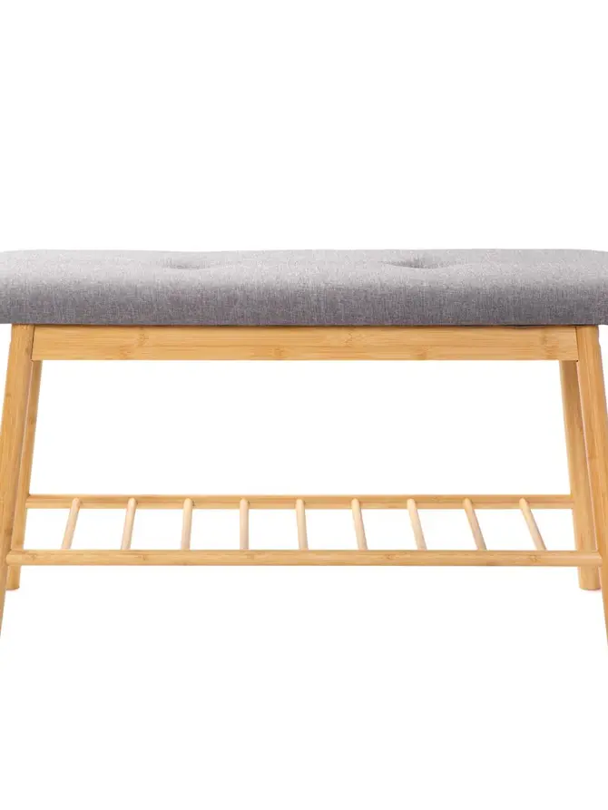Szafka na buty TRUO bambusowa naturalna 84x30x45 cm