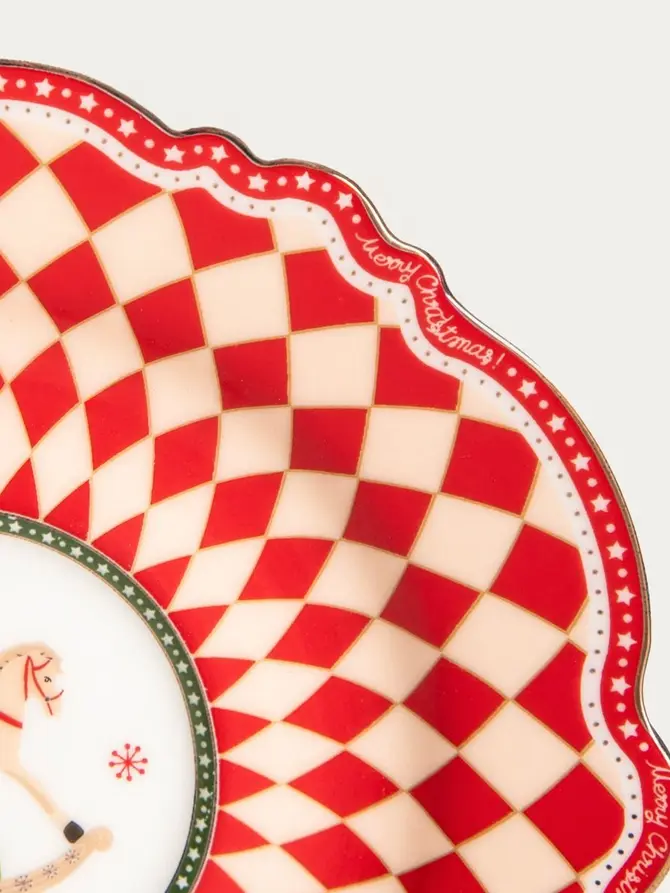 Filiżanka ze spodkiem CIRGRATTA z konikiem 0,1 l