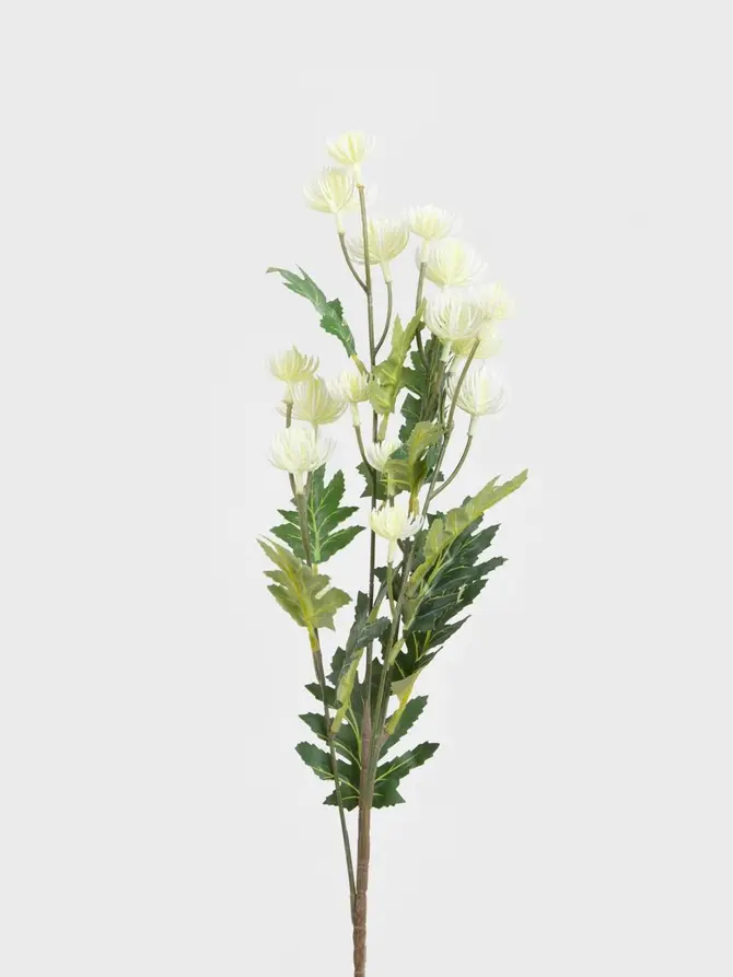 Gałązka sztuczna MAVY kulki ecru 78 cm