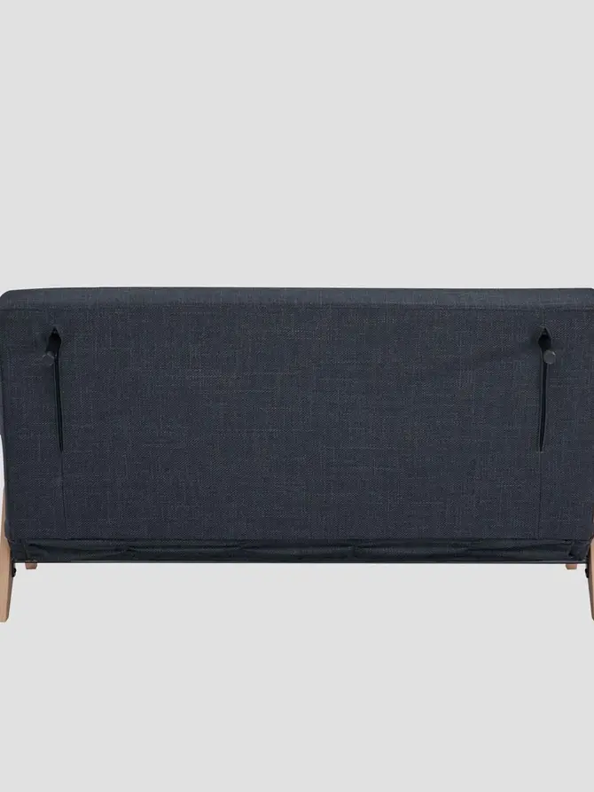 Sofa CALORE 2-osobowa, z funkcją spania ciemnoszara 157x90x82 cm