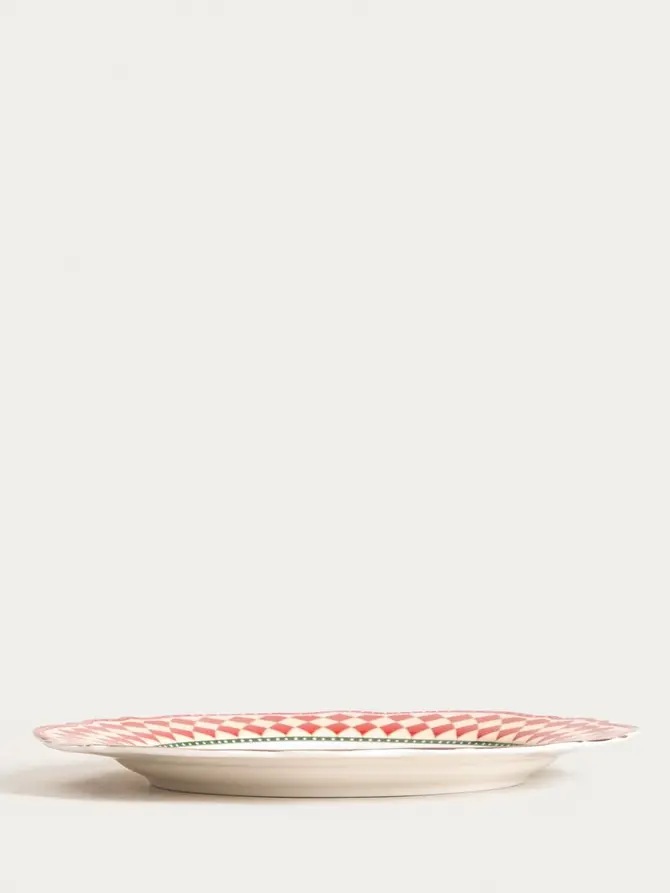 Talerz CIRGRATTA porcelanowy deserowy z cyrkiem 20 cm