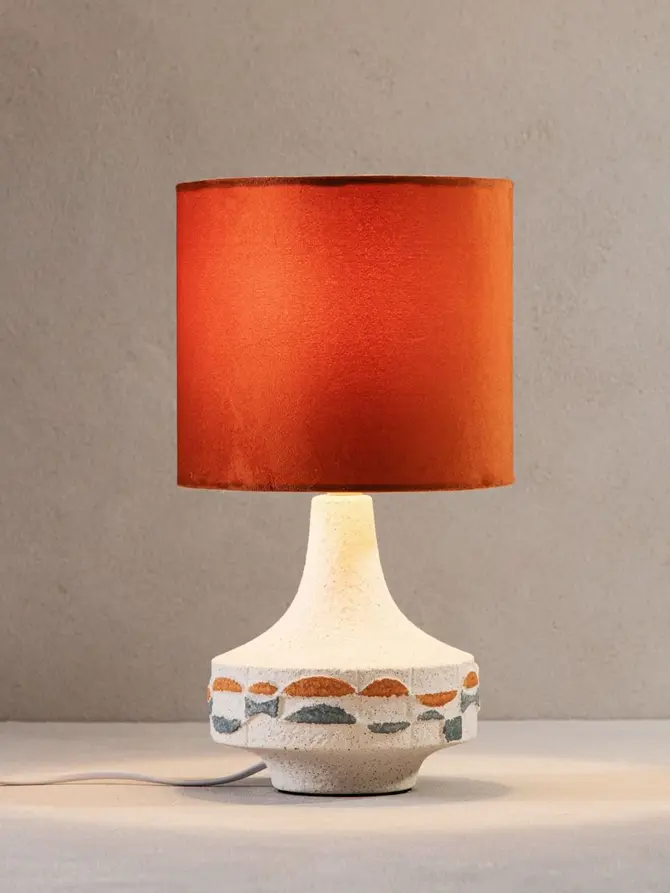Lampa stołowa CHEVET ceramiczna 20x20x36,5 cm