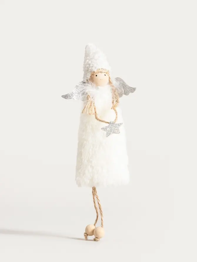 Zawieszka PLYS aniołek biały 26 cm