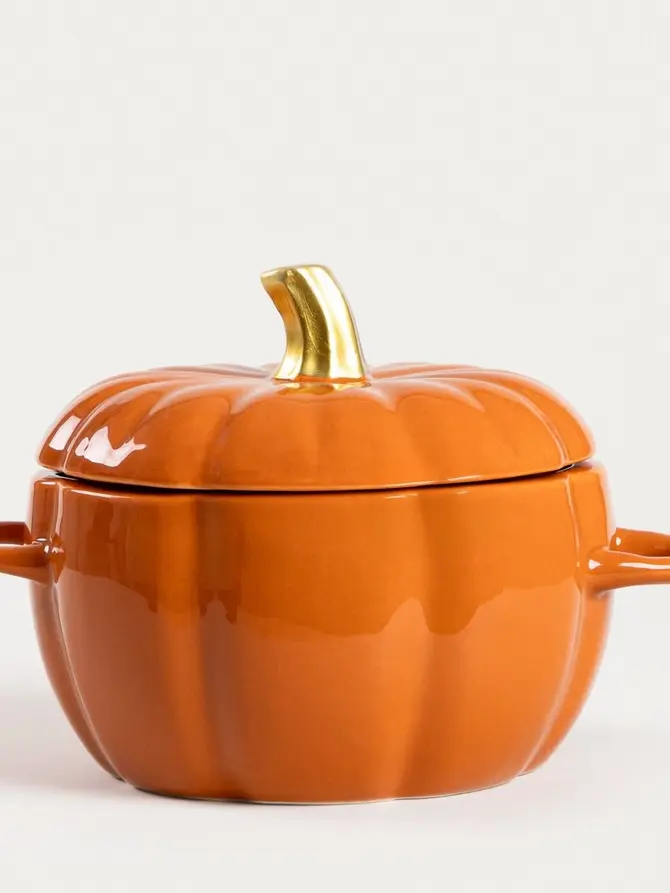 Naczynie do serwowania PUMPKIE w kształcie dyni pomarańczowe 