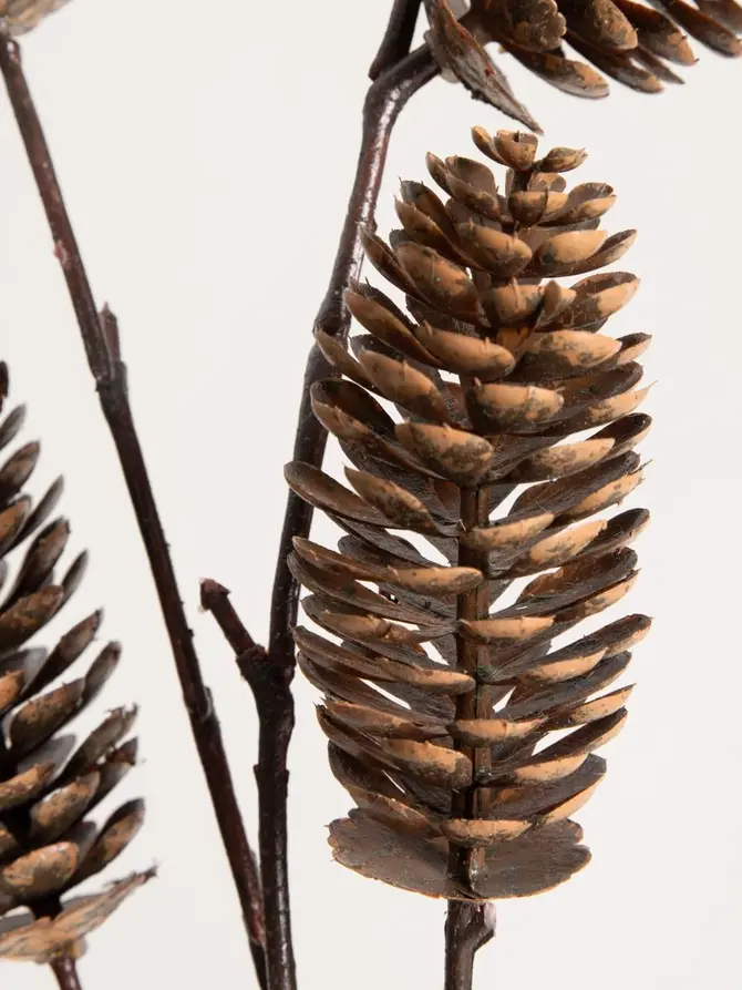 Gałązka sztuczna PINECONE szyszki 76 cm