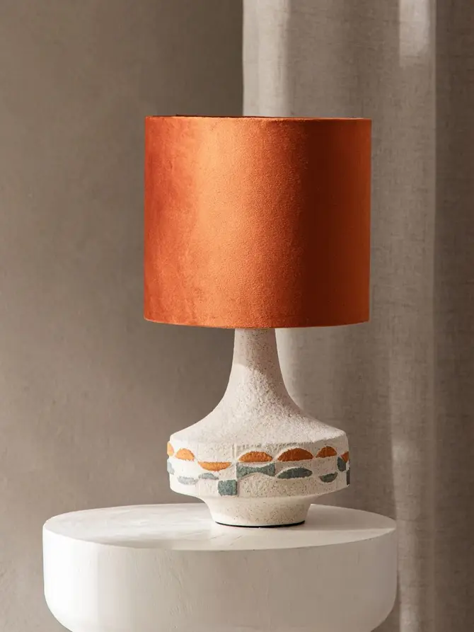 Lampa stołowa CHEVET ceramiczna 20x20x36,5 cm