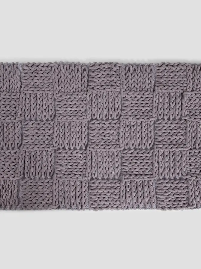 Dywanik łazienkowy TENU Szary 50x80 cm