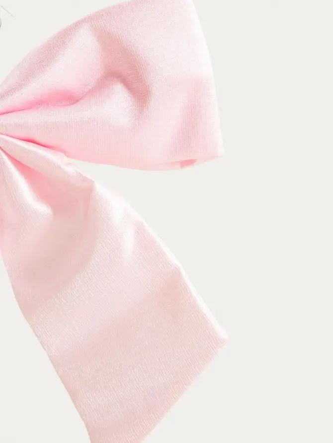 Kokarda BOWE różowa mała 16 cm