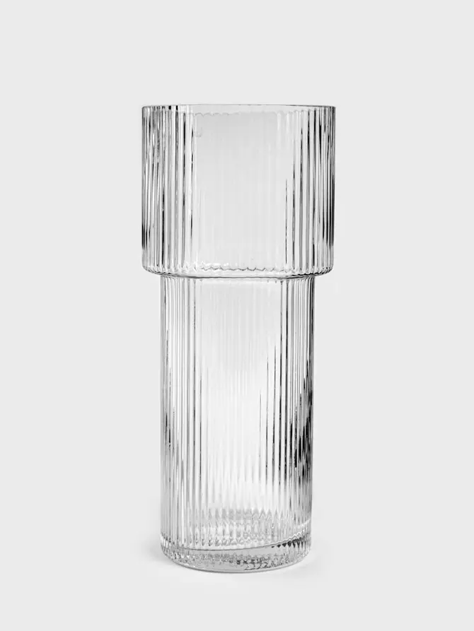 Wazon LIMPID szklany transparentny 24 cm