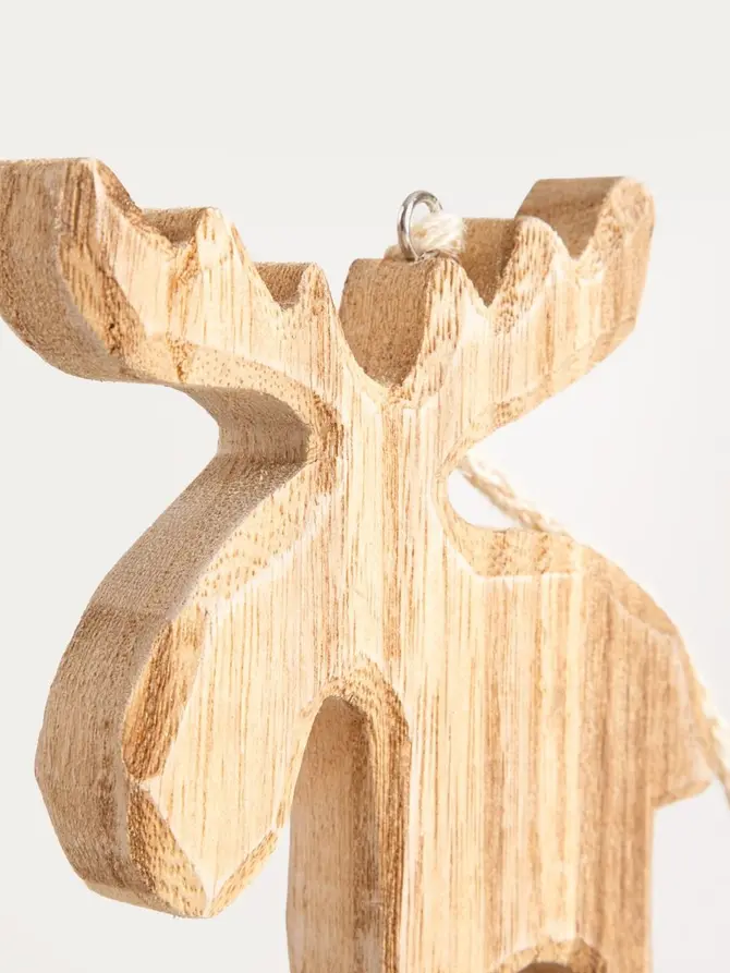 Zawieszka TIRO drewniana renifer mały 10 cm