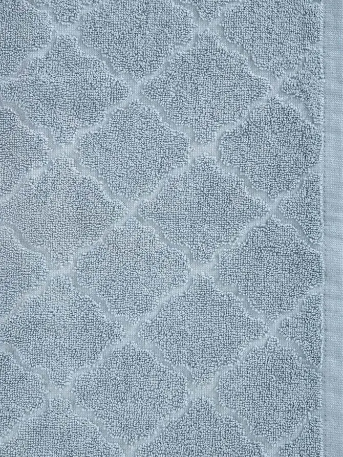 Ręcznik SAMINE Niebieski z marokańską koniczyną 50x90 cm