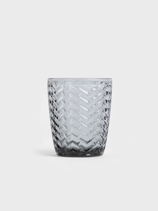 Zestaw szklanek LUNNIS niska szara, 4 szt. 0,25 l