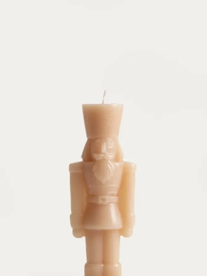 Świeca dekoracyjna NUTCRACKER dziadek do orzechów czekoladowy 150 g