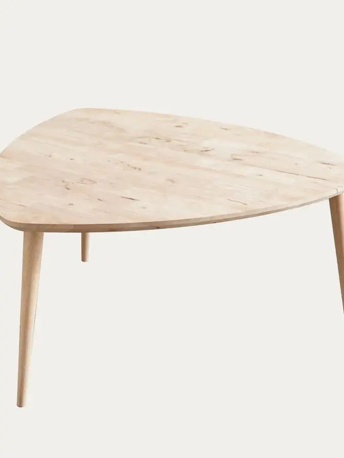 Stolik PURNAM naturalny 90x90x45,5 cm